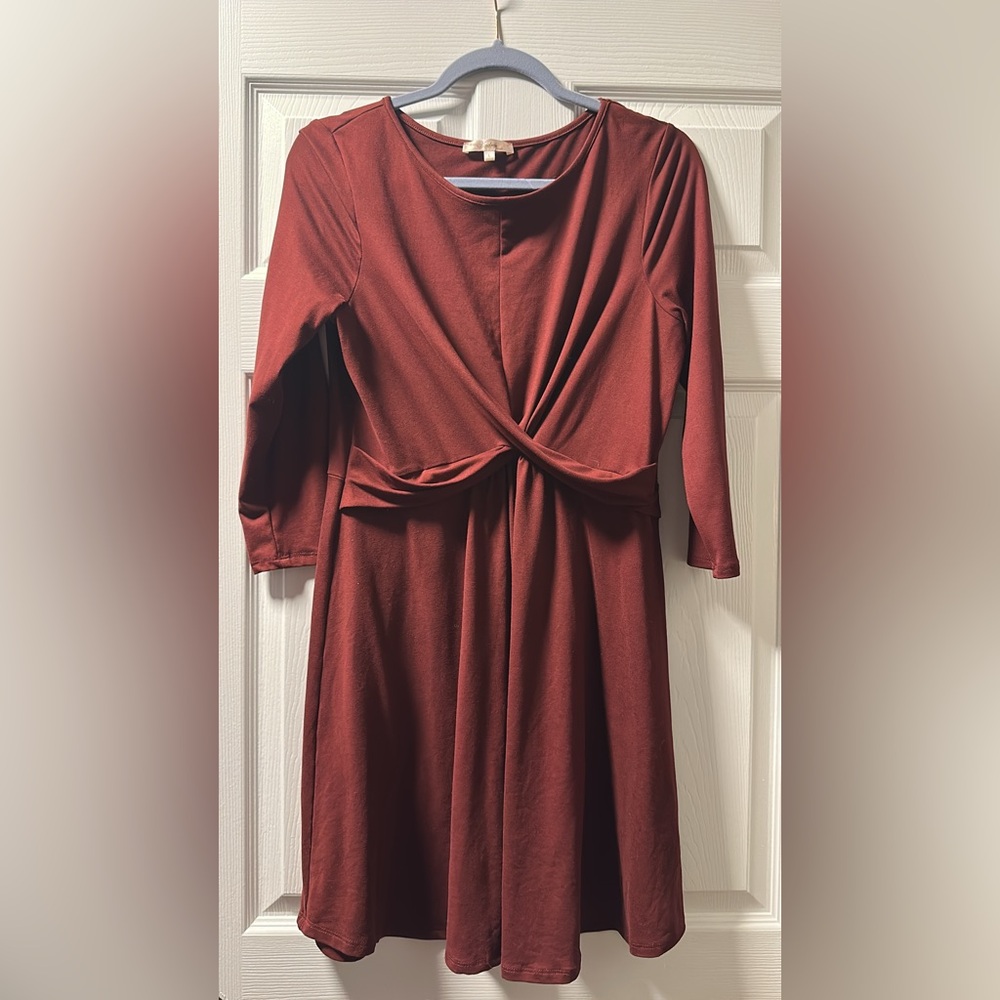Burgundy Dress